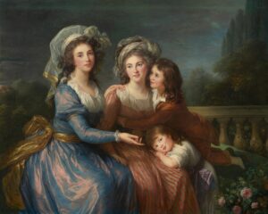 The Marquise de Pezay, and the Marquise de Rougé with Her Sons Alexis and Adrien — Élisabeth-Louise Vigée Le Brun